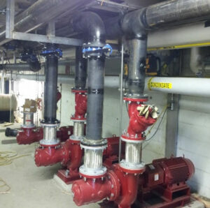 Industrial Process Piping, 500 ton chiller plant expansion