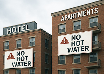 Emergency Hot Water to Hotels and Apartment Complexes